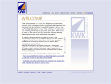 Tablet Screenshot of kwkmgmt.com